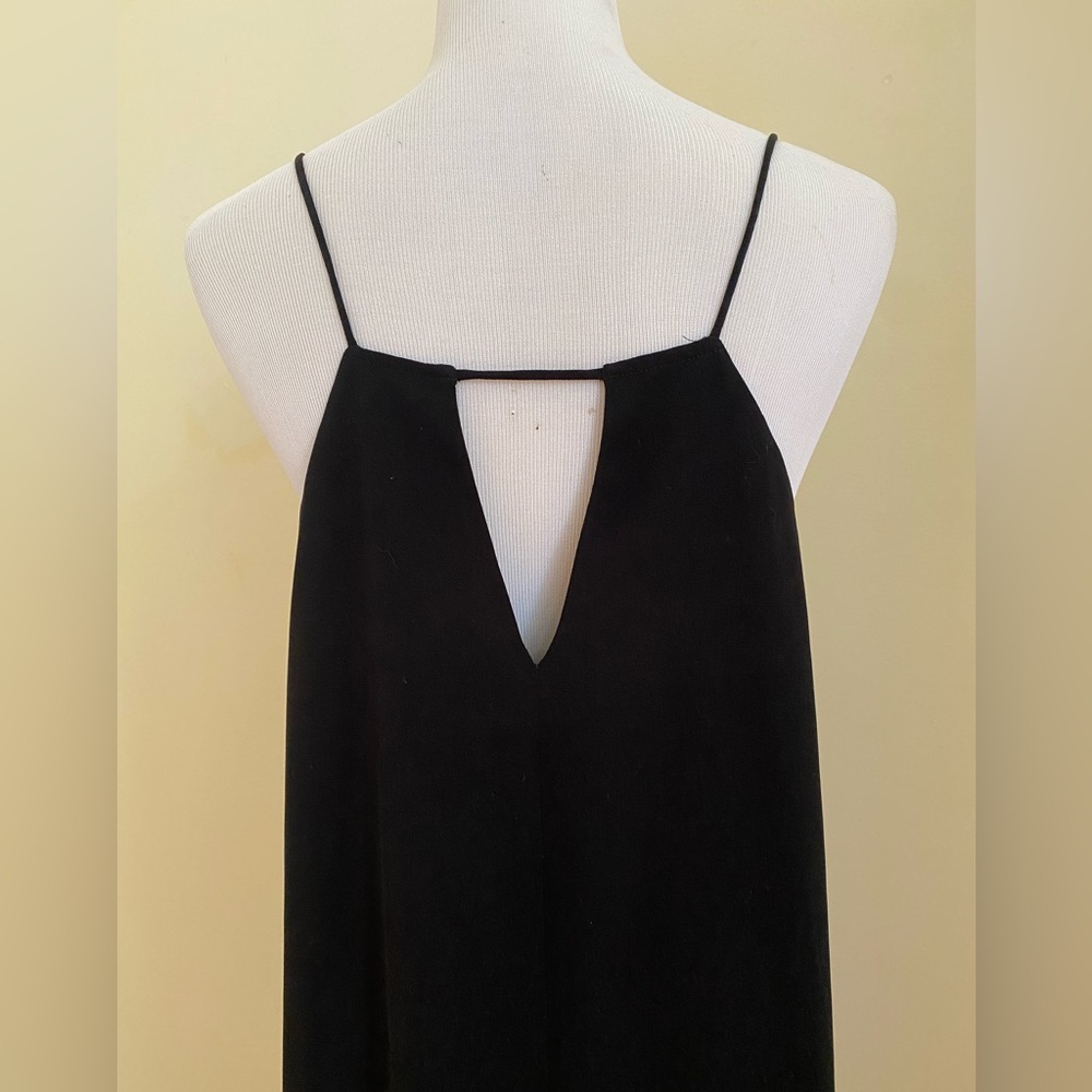 Just Female black dress with cutout
